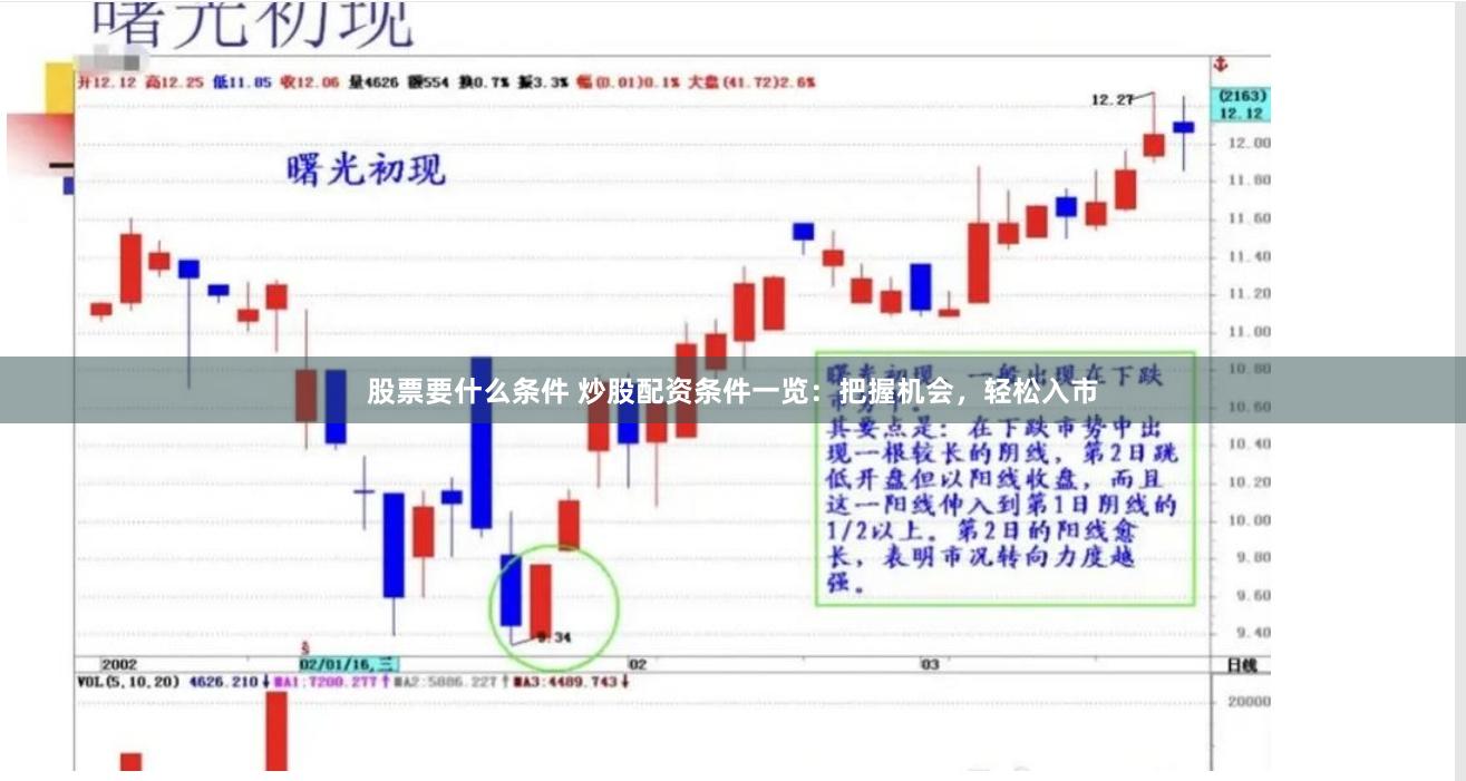 股票要什么條件 炒股配資條件一覽：把握機會，輕松入市
