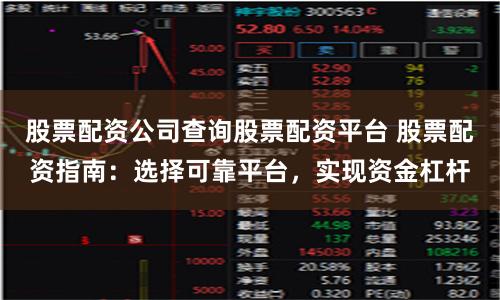 股票配資公司查詢股票配資平臺 股票配資指南：選擇可靠平臺，實現資金杠桿