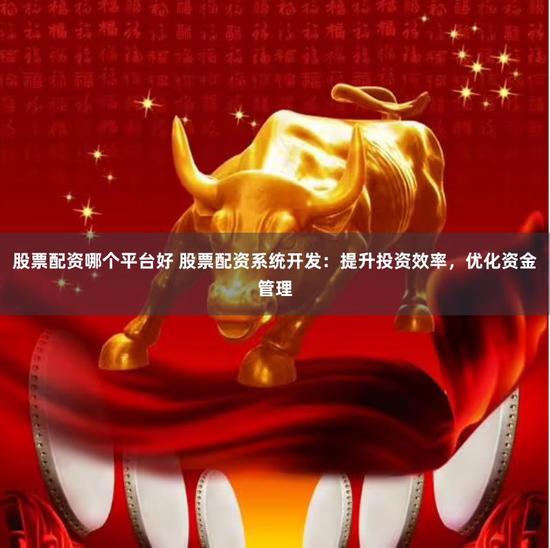 股票配資哪個平臺好 股票配資系統開發：提升投資效率，優化資金管理